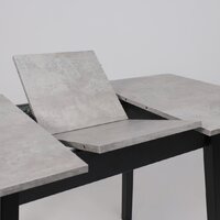 Кухонный стол Мамадома Tirk radial-94 раздвижной 94-126х64 (серый сланец/черный) - Превью изображения №17 — Интернет-магазин Time-Shop