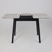 Кухонный стол Мамадома Tirk radial-94 раздвижной 94-126х64 (серый сланец/черный) - Превью изображения №21 — Интернет-магазин Time-Shop