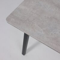 Кухонный стол Мамадома Tirk radial-94 раздвижной 94-126х64 (серый сланец/черный) - Превью изображения №13 — Интернет-магазин Time-Shop