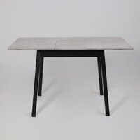 Кухонный стол Мамадома Tirk radial-94 раздвижной 94-126х64 (серый сланец/черный) - Превью изображения №23 — Интернет-магазин Time-Shop