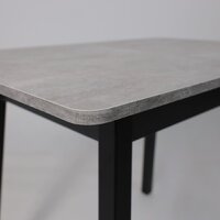 Кухонный стол Мамадома Tirk radial-94 раздвижной 94-126х64 (серый сланец/черный) - Превью изображения №9 — Интернет-магазин Time-Shop