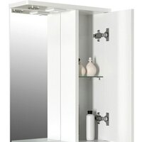  Mixline Шкаф с зеркалом Этьен 50 R 542403 (с подсветкой) - Превью изображения №2 — Интернет-магазин Time-Shop