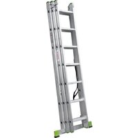 Лестница-стремянка Новая высота NV 223 алюминиевая трёхсекционная 3x7 ступеней - Превью изображения №7 — Интернет-магазин Time-Shop