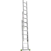 Лестница-стремянка Новая высота NV 223 алюминиевая трёхсекционная 3x7 ступеней - Превью изображения №8 — Интернет-магазин Time-Shop