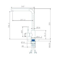 Смеситель ARFEKA Isis (black PVD) - Превью изображения №2 — Интернет-магазин Time-Shop