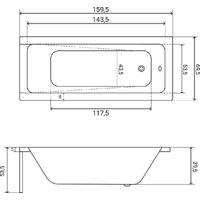Ванна Lauter Estelle 160х70 21206060 - Превью изображения №28 — Интернет-магазин Time-Shop