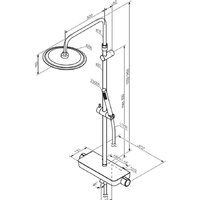 Душевая система  Damixa Scandinavian Pure 936760000 - Превью изображения №7 — Интернет-магазин Time-Shop