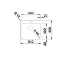 Кухонная мойка Blanco Supra 500-IF/A R12 526354 - Превью изображения №3 — Интернет-магазин Time-Shop