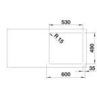 Кухонная мойка Blanco Supra 500-IF/A R12 526354 - Превью изображения №4 — Интернет-магазин Time-Shop