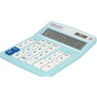 Бухгалтерский калькулятор BRAUBERG Extra Pastel-12-LB 250486 (голубой) - Превью изображения №3 — Интернет-магазин Time-Shop
