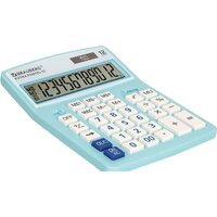 Бухгалтерский калькулятор BRAUBERG Extra Pastel-12-LB 250486 (голубой) - Превью изображения №4 — Интернет-магазин Time-Shop