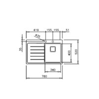 Кухонная мойка TEKA Zenit RS15 1B 1D R 78 - Превью изображения №2 — Интернет-магазин Time-Shop