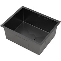 Кухонная мойка Roxen Uno 560210-54B под столешницу графит (ролл-мат, дозатор, сифон) - Превью изображения №8 — Интернет-магазин Time-Shop