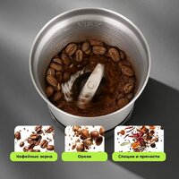 Электрическая кофемолка RED Solution CGM1605 - Превью изображения №8 — Интернет-магазин Time-Shop