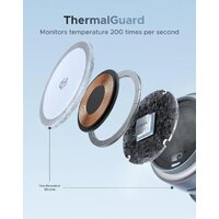 Беспроводное зарядное Ugreen W713 65300 (голубой) - Превью изображения №3 — Интернет-магазин Time-Shop