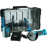 Угловая шлифмашина Dedra N0303G02 (с 1-им АКБ, кейс) - Превью изображения №2 — Интернет-магазин Time-Shop