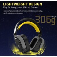 Наушники Ajazz AHM09 Max (черный) - Превью изображения №7 — Интернет-магазин Time-Shop