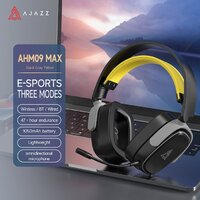 Наушники Ajazz AHM09 Max (черный) - Превью изображения №5 — Интернет-магазин Time-Shop