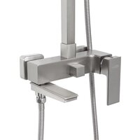 Душевая система  Hansberge H5070 (никель) - Превью изображения №3 — Интернет-магазин Time-Shop