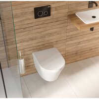 Инсталляция для унитаза Lavinia Boho Relfix 5 в 1 77010041 (черное стекло) - Превью изображения №4 — Интернет-магазин Time-Shop