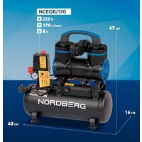 Компрессор Nordberg NCEO8/170 - Превью изображения №2 — Интернет-магазин Time-Shop