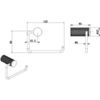 Держатель для туалетной бумаги Allen Brau Priority 4.0 6.31С07-MG 331450 - Превью изображения №2 — Интернет-магазин Time-Shop