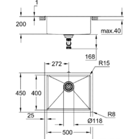 Кухонная мойка Grohe K700U 60-S 54,4/44,4 1.0 31574SD1 - Превью изображения №3 — Интернет-магазин Time-Shop