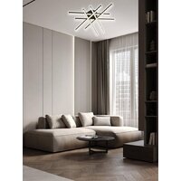 Припотолочная люстра Aitin Pro C9036/6 (черный) - Превью изображения №6 — Интернет-магазин Time-Shop