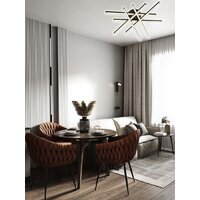 Припотолочная люстра Aitin Pro C9036/6 (черный) - Превью изображения №4 — Интернет-магазин Time-Shop