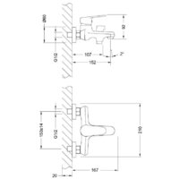 Смеситель Lemark Point LM0314C - Превью изображения №2 — Интернет-магазин Time-Shop