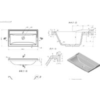 Умывальник Versalia Fiesta 80 - Превью изображения №3 — Интернет-магазин Time-Shop