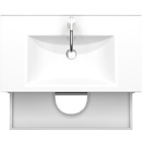  ЗОВ Тумба под умывальник Парма 80 P80LWP0MHMC1A (белый/галифакс) - Превью изображения №3 — Интернет-магазин Time-Shop