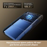 Пылесос Dreame Cordless Vacuum Cleaner Z40 TangleCut Flex VRV62F (евровилка, черный) - Превью изображения №18 — Интернет-магазин Time-Shop