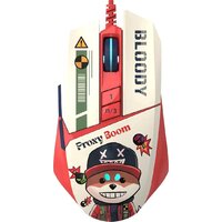 A4Tech Bloody W63 Max Proxy Boom (бежевый/красный)