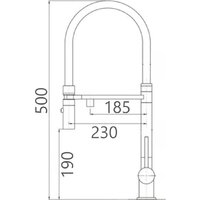 Смеситель Gross Aqua Neosteel 3188611SSMGB - Превью изображения №2 — Интернет-магазин Time-Shop