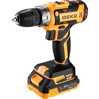 Дрель-шуруповерт Deko GCD20DU PRO Set63 083-1039 (с 2-мя АКБ, кейс) - Превью изображения №4 — Интернет-магазин Time-Shop