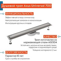 Трап/канал Axus Universal 600 - Превью изображения №3 — Интернет-магазин Time-Shop