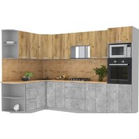 Интерлиния Мила Лайт 1.68x3.0 левая (дуб золотой/бетон/дуб бунратти)