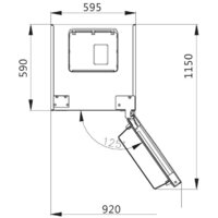 Холодильник Korting KNFC 62029 X - Превью изображения №3 — Интернет-магазин Time-Shop