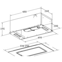 Кухонная вытяжка ZorG Santa 850 60 S (черный) - Превью изображения №4 — Интернет-магазин Time-Shop