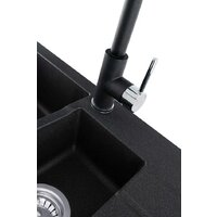 Кухонная мойка Kernau KGS A 6079 1.5B1D Graphite - Превью изображения №5 — Интернет-магазин Time-Shop