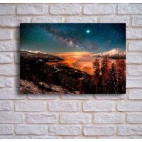 Картина на стекле Stamprint Звездная ночь NT004 (80x120) - Превью изображения №3 — Интернет-магазин Time-Shop