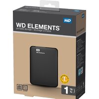 Внешний накопитель WD Elements Portable 1TB (WDBUZG0010BBK) - Превью изображения №8 — Интернет-магазин Time-Shop