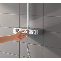 Душевая система  Grohe Euphoria SmartControl System 310 Duo 26507LS0 (белая луна/хром) - Превью изображения №3 — Интернет-магазин Time-Shop