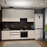 Готовая кухня ВерсоМебель Эко Премиум 2.6 (кашемир/ст. тунис) - Превью изображения №7 — Интернет-магазин Time-Shop