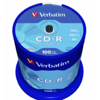 CD-R диск Verbatim 700Mb 52x 43411 (100 шт.) - Превью изображения №2 — Интернет-магазин Time-Shop