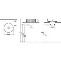 Умывальник Allen Brau Fantasy Line 36 4.11032.IV айвори - Превью изображения №13 — Интернет-магазин Time-Shop