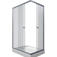 Triton Вента Хром А1 120х80 (прозрачное стекло)