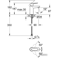 Смеситель Grohe BauEdge 23330000 - Превью изображения №2 — Интернет-магазин Time-Shop