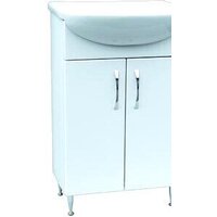 СанитаМебель Тумба с умывальником Камелия-62.12 Д2 + Ладога 50